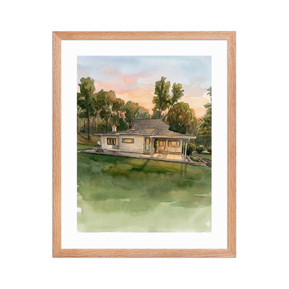 Watercolor House Portrait